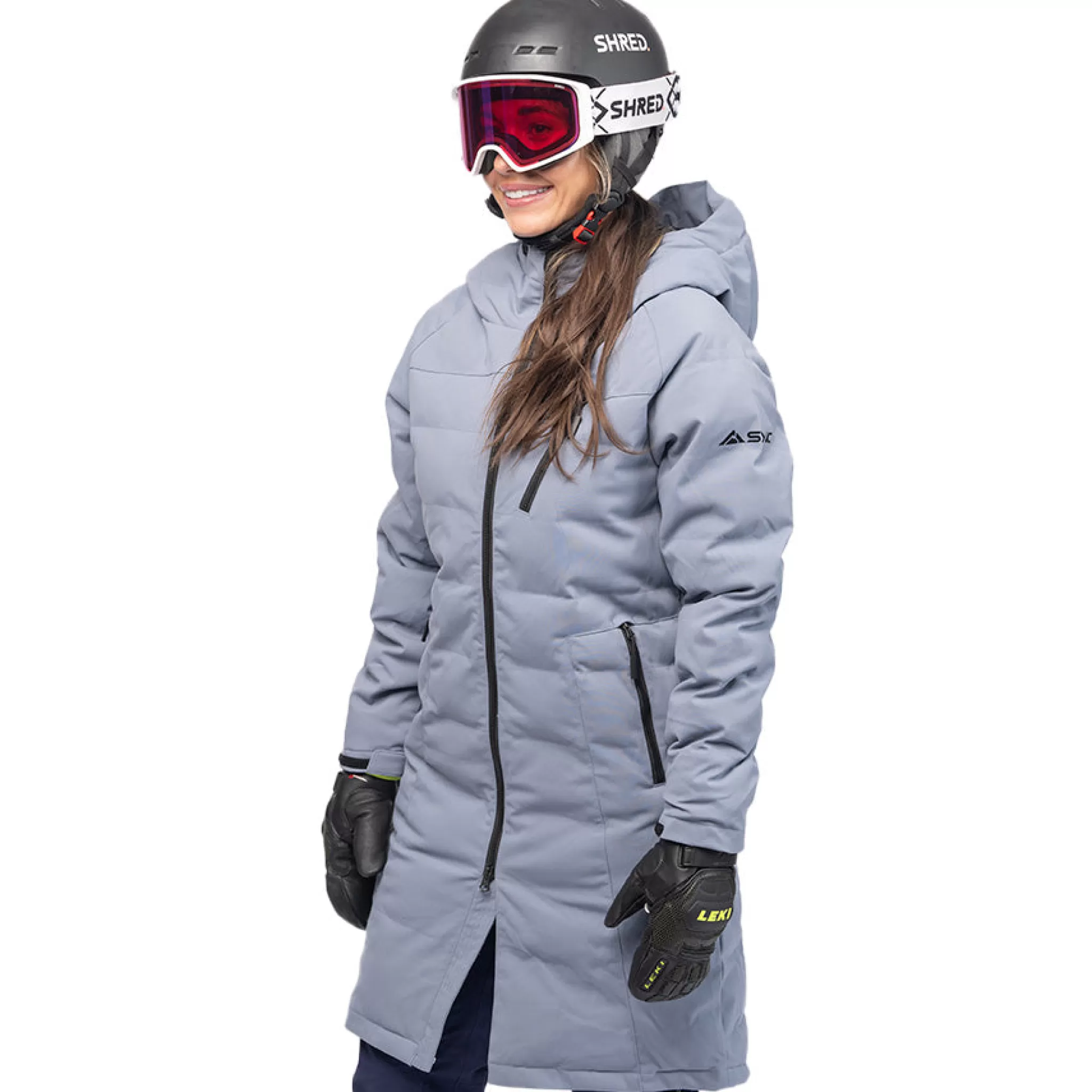 Long ski coat best sale